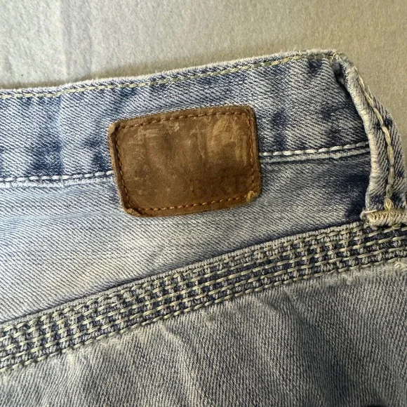 BKE Derek Straight Leg Jeans Light Wash Blue Denim 100% Cotton 34L - Picture 6 of 9